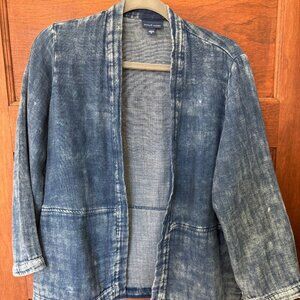 Pure Jill JJill Indigo Open Front Cardigan Size XSmall